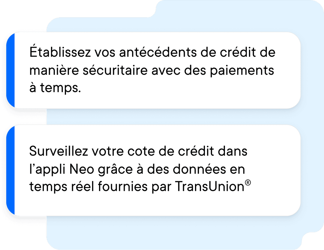 Établissement d’antécédents de crédit avec des chefs de file