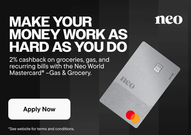2% cashback on groceries, gas and recurring bills